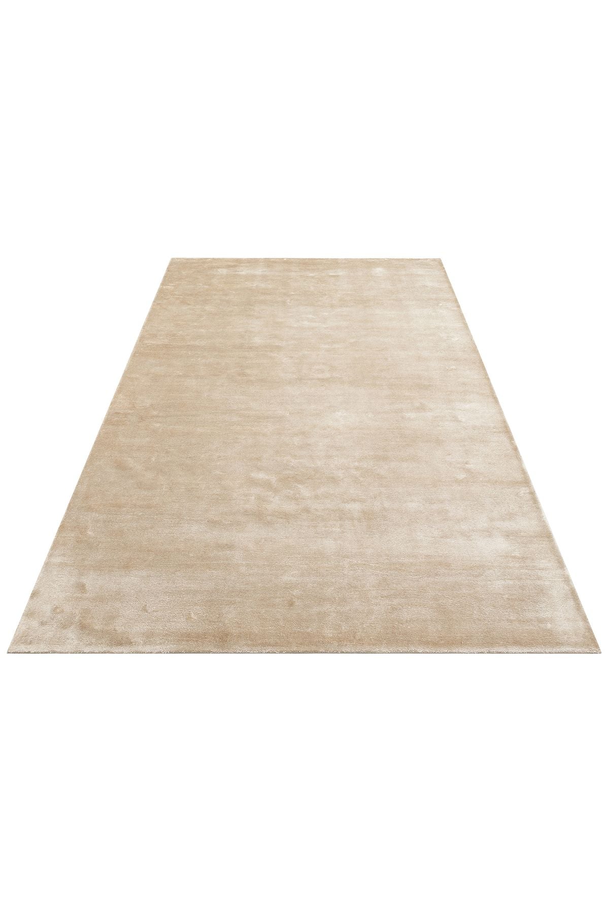 Alure Kum Rengi El Dokuma Saf Bambu Halı Lüks Yumuşak Minimalist Modern Salon ve Oturma Odası Halısı - Sand