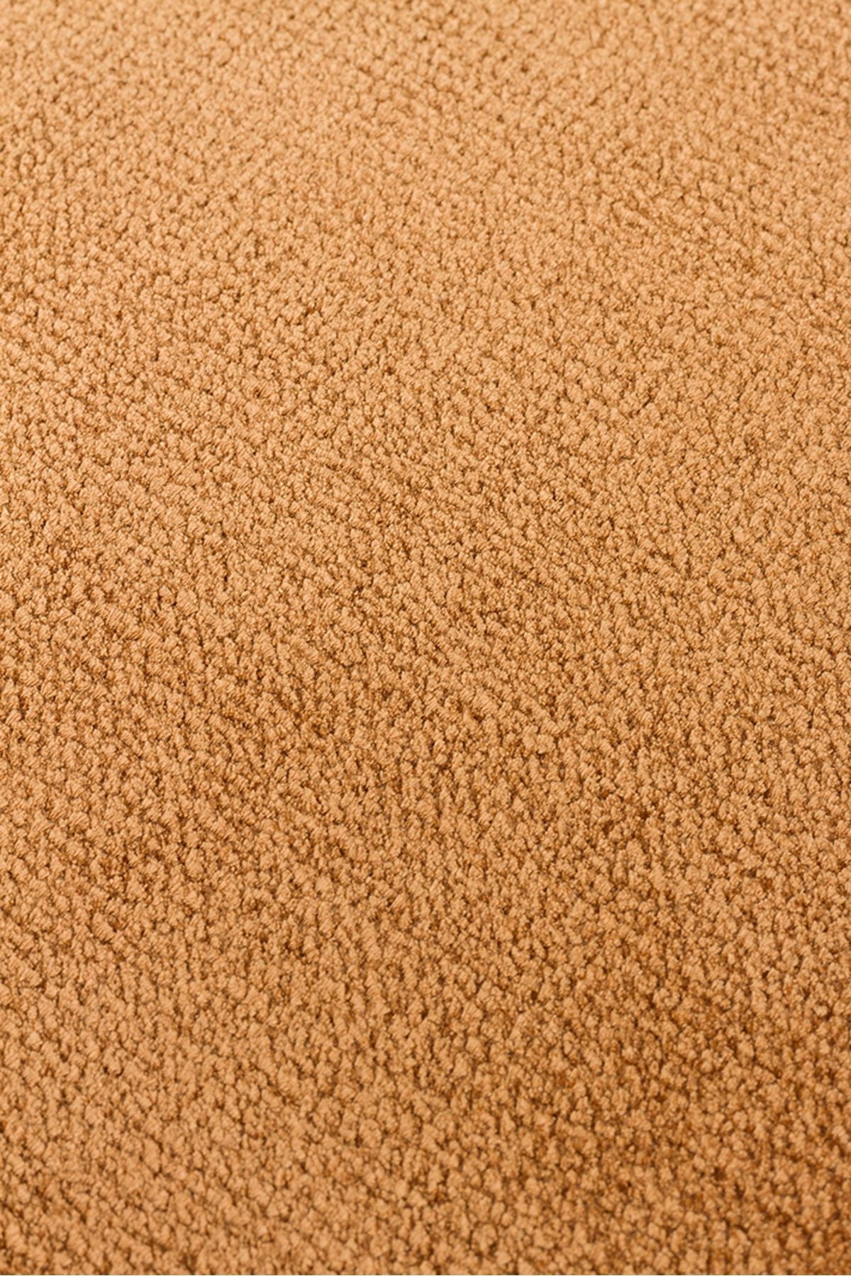 Luma Turuncu Tek Renk Sade Saf Bambu Doğal Malzeme Halı Minimalist Parlak Modern Lüks Salon Halısı - Turuncu