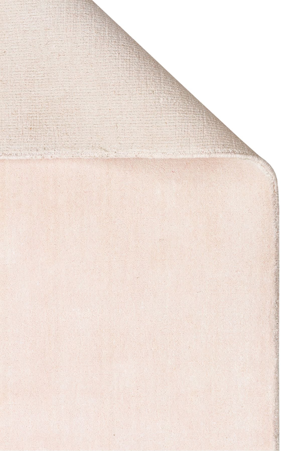 El Dokuma Pembe Keten Modern Salon Halısı – Yumuşak Dokulu, Doğal ve Şık Tasarım - Pembe