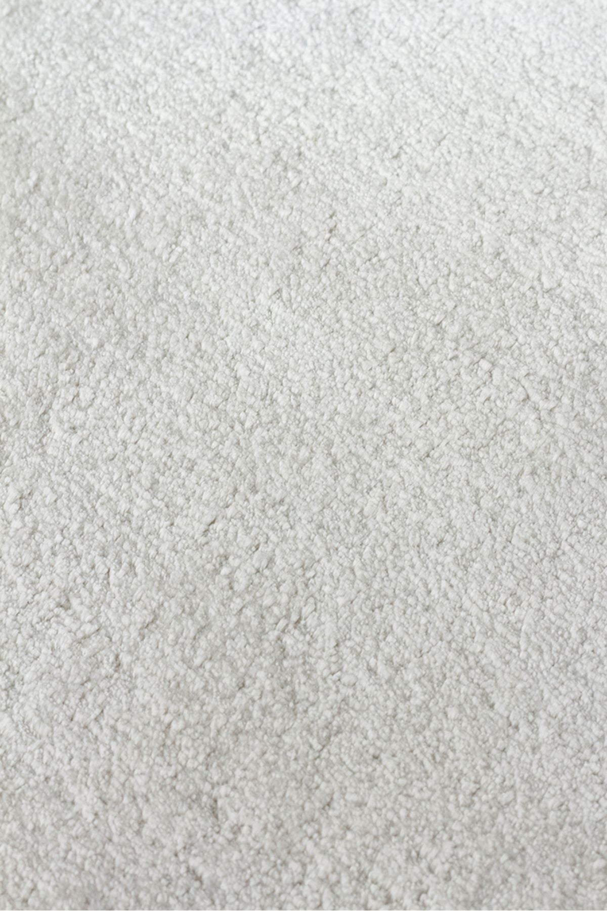 Alure Gümüş Renk El Dokuma Saf Bambu Halı Lüks Yumuşak Minimalist Modern Salon ve Oturma Odası Halı - Gümüş