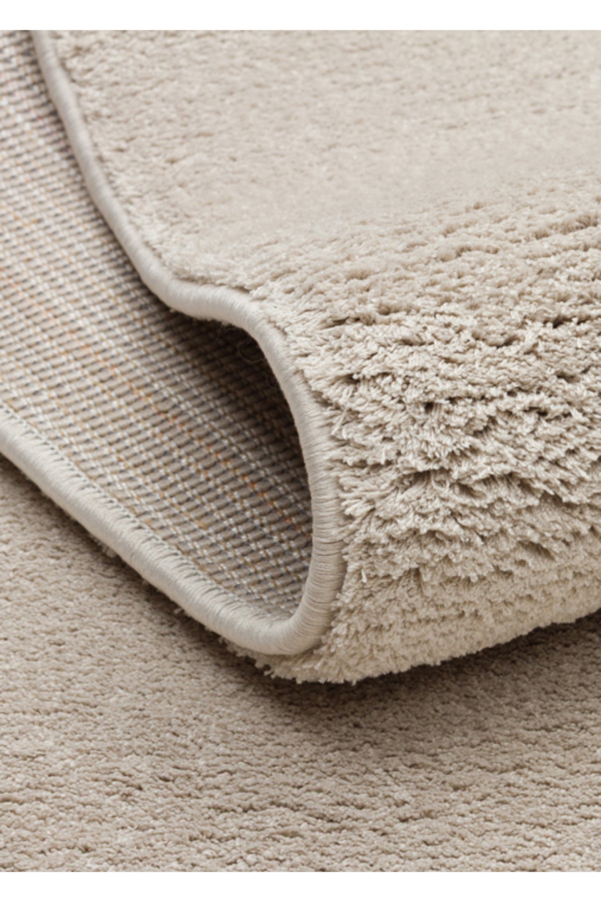 Vera Morfea Kenarları Oval Düz Taş Rengi Halı Hav Toz Vermez Yumuşak Tuşeli Modern Şık Salon Halısı - taş rengi 04