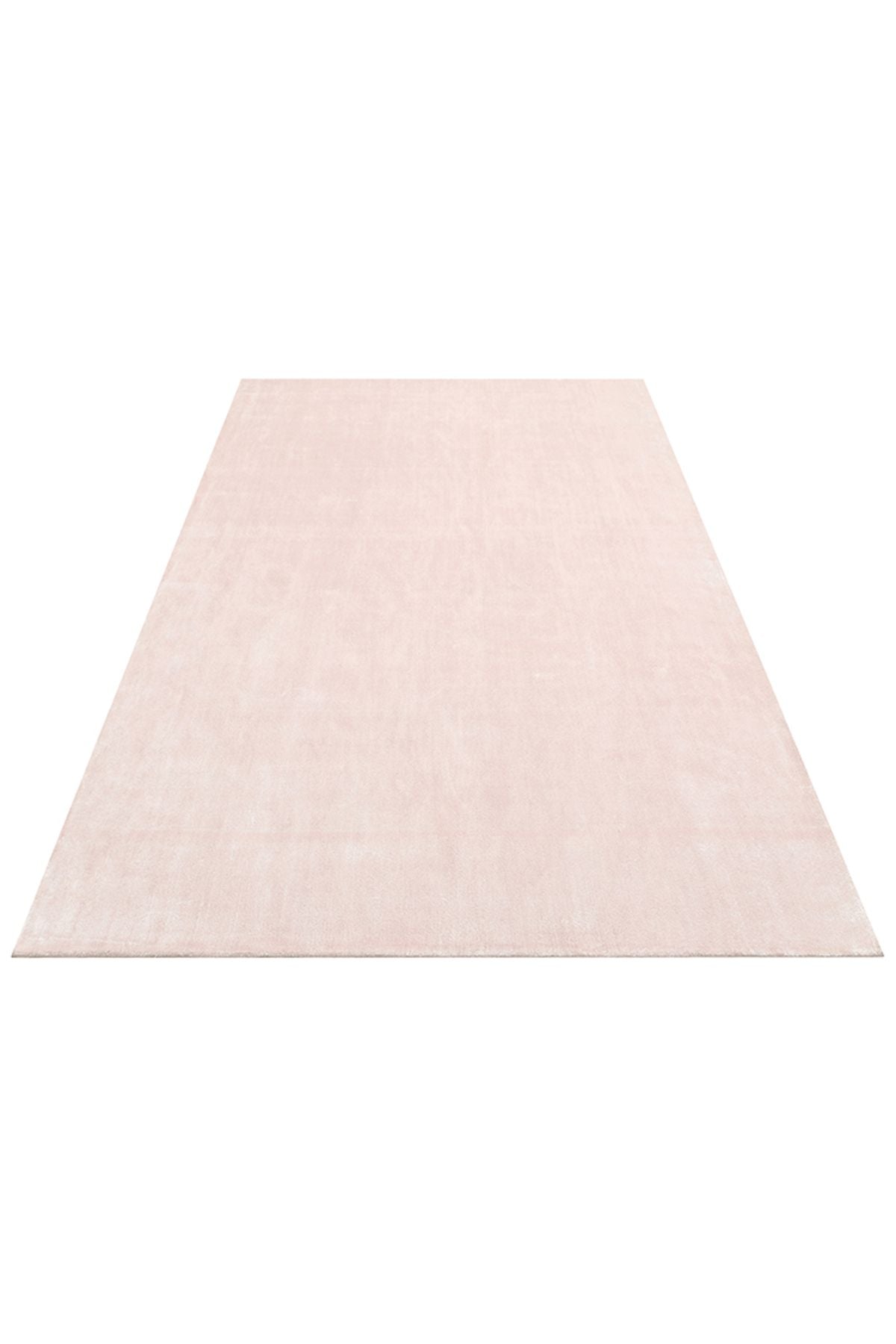 Alure Pembe El Dokuma Saf Bambu Halı Lüks Yumuşak Minimalist Modern Salon ve Oturma Odası Halısı - Powder