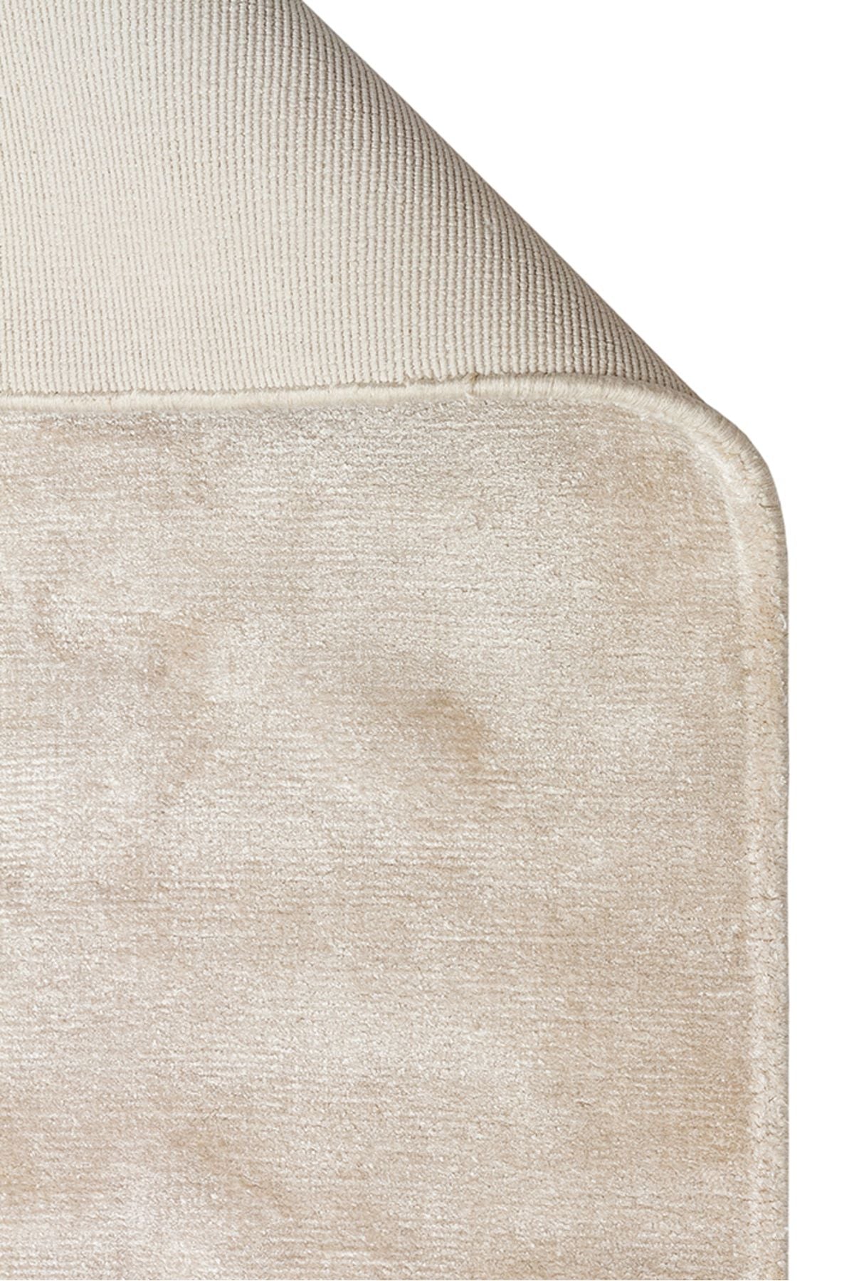 Alure Kum Rengi El Dokuma Saf Bambu Halı Lüks Yumuşak Minimalist Modern Salon ve Oturma Odası Halısı - Sand