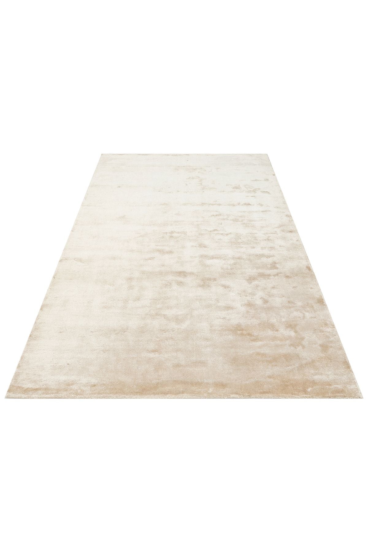 Alure Kum Rengi El Dokuma Saf Bambu Halı Lüks Yumuşak Minimalist Modern Salon ve Oturma Odası Halısı - Sand