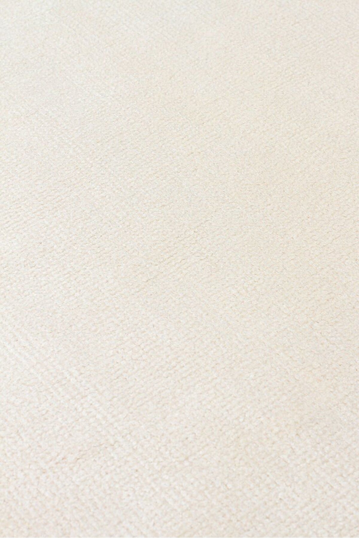 Luma Krem Tek Renk Sade Saf Bambu Doğal Malzeme Halı Minimalist Parlak Modern Lüks Salon Halısı - Krem