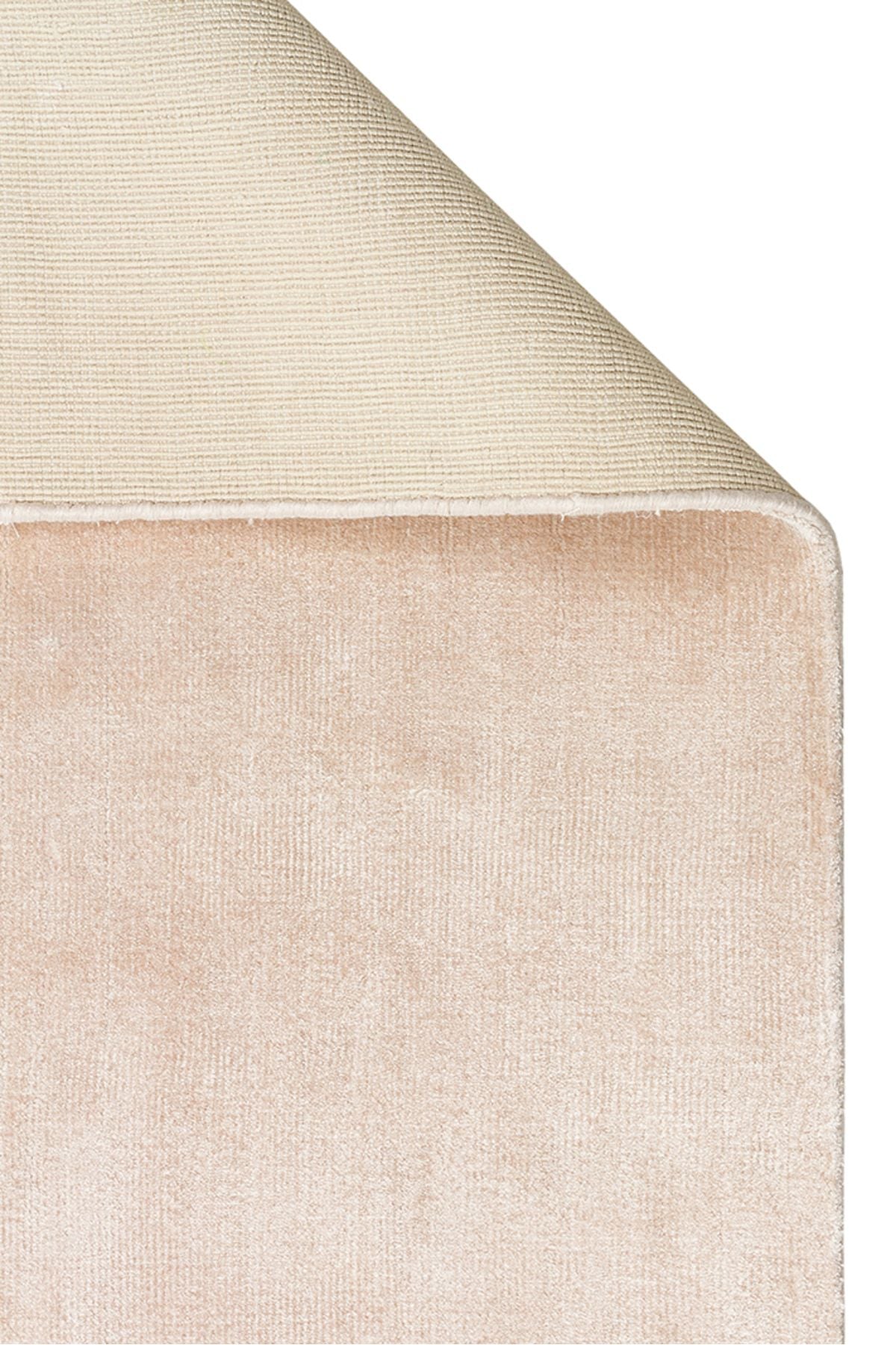 Alure Bej El Dokuma Saf Bambu Halı Lüks Yumuşak Minimalist Modern Salon ve Oturma Odası Halısı - Bej