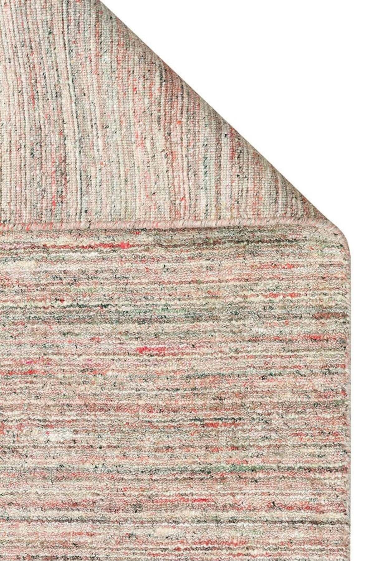 Bloom Pembe El Dokuma Yün Viskon Halı Modern İskandinav Kalın Lüks Salon ve Yatak Odası Halısı - Pembe