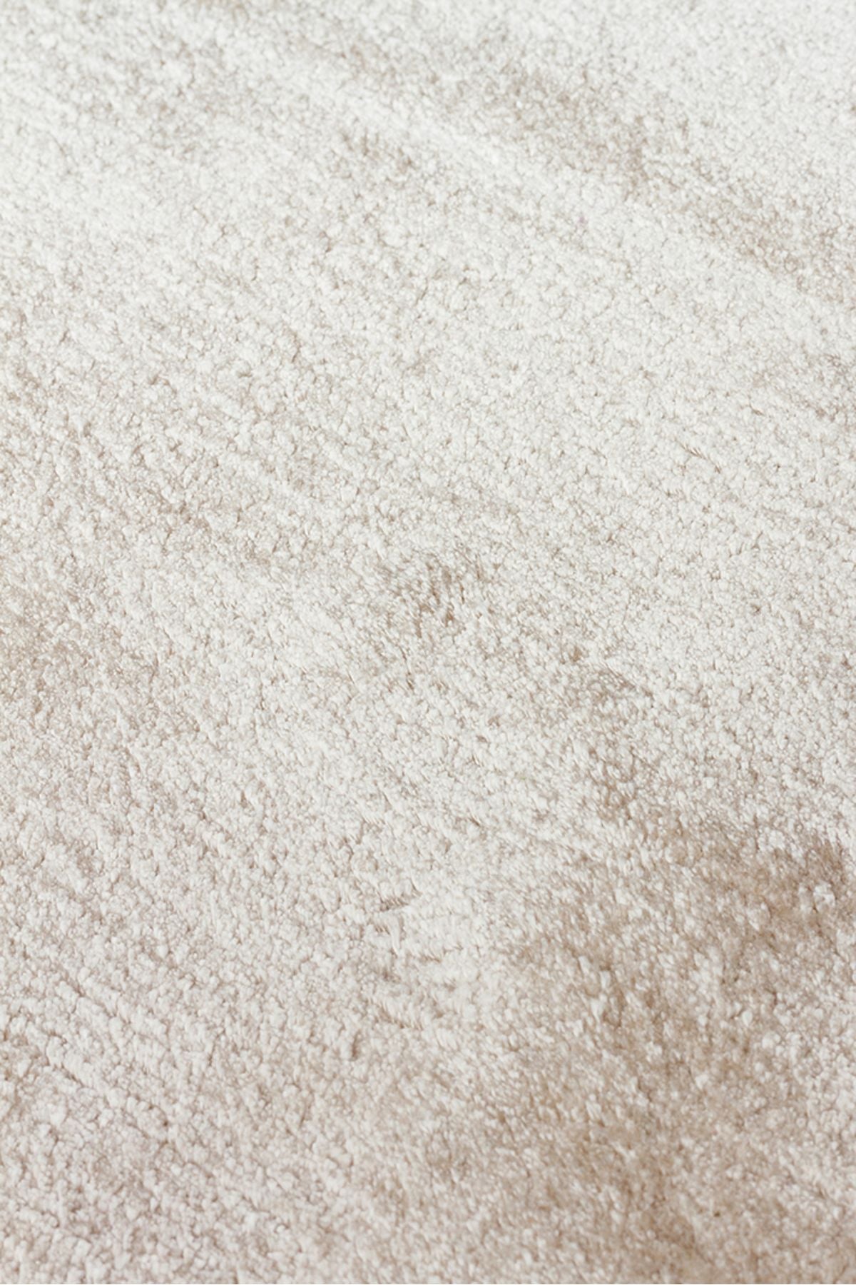 Alure Kum Rengi El Dokuma Saf Bambu Halı Lüks Yumuşak Minimalist Modern Salon ve Oturma Odası Halısı - Sand