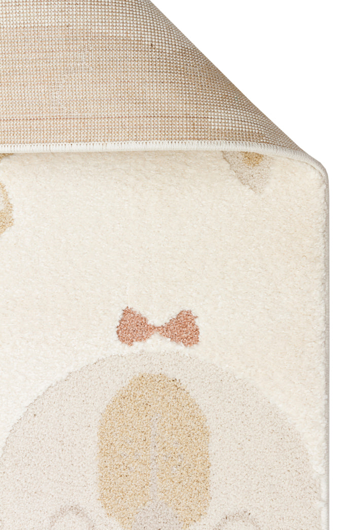 Petit Renkli Figürlü Toz Vermeyen Yumuşak Dokulu Makinede Yıkanabilir Bebek ve Çocuk Odası Halısı - Çok Renkli