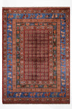 Pazyryk Hand-Woven Root-Dyed Wool Rug 200x310 Turkish Knot Original Historical Pattern