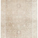 Toscana Classic Vintage Patterned Light Beige Over-Dyed Woven Living Room Rug, Rayon Viscose Soft Textured