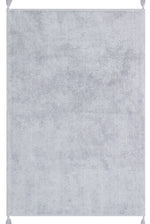 Bonny Plain Grey Minimal Washable Non-Slip Soft Surface Kids' Room Rug
