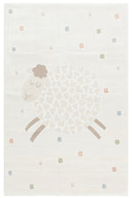 Picco Colorful Figured Washable Non-Shedding Dust-Free Soft-Textured Baby, Kids' Room Rug