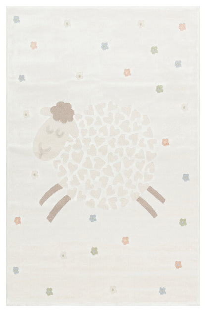 Picco Renkli Figürlü Yıkanabilir Hav Vermeyen Toz Tutmayan Yumuşak Dokulu Bebek, Çocuk Odası Halısı - Çok Renkli