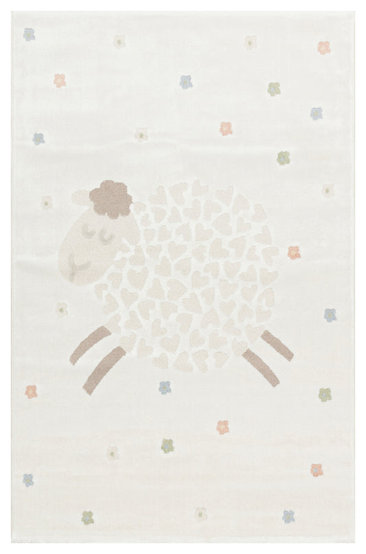 Picco Renkli Figürlü Yıkanabilir Hav Vermeyen Toz Tutmayan Yumuşak Dokulu Bebek, Çocuk Odası Halısı - Çok Renkli