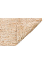NATURA Çift Taraflı Bej Kilim Doğal Jüt Hasır Dokulu Bohem Modern Salon Balkon Antre Halısı - Krem