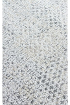 PEARLY Bej Eskitme Desenli Modern Yumuşak Doku Toz Vermez Halı Kaymaz Yıkanabilir Salon Halısı - Mavi