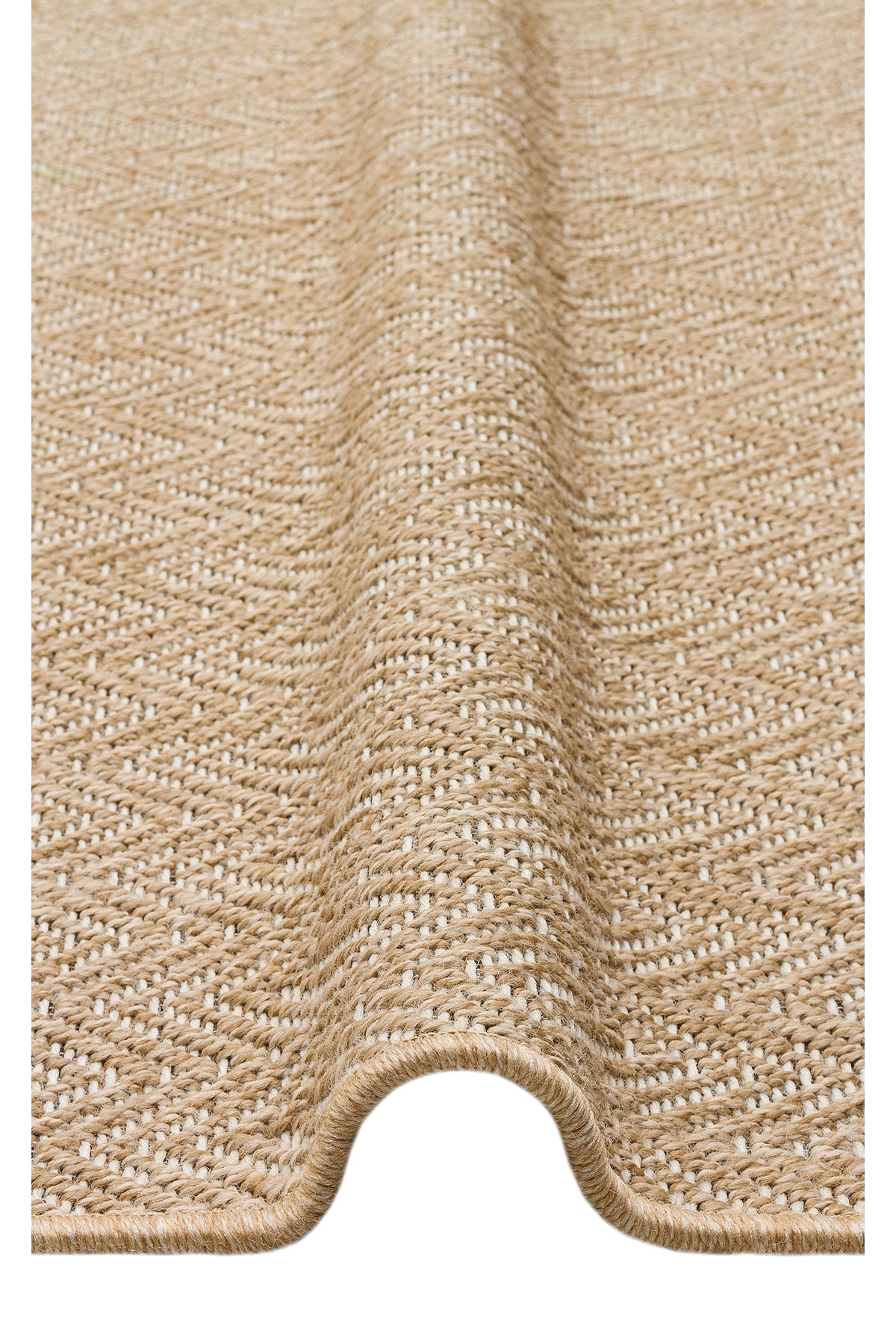 COSTA SISAL Hasır Dokulu Beyaz Bej Beyaz Hav Vermez Mutfak Salon Kolay Temizlenebilir Kilim - Beyaz