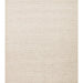 Emma Hand-Woven Beige Plain Scandinavian Knitted Textured Wool Flat-Woven Modern Bedroom Living Room Rug - Beige