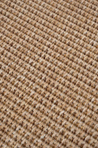 Sisalo Suit Beige Natural Sisal Jute-Look Modern Bohemian Scandinavian Minimalist Living Room Rug - Beige