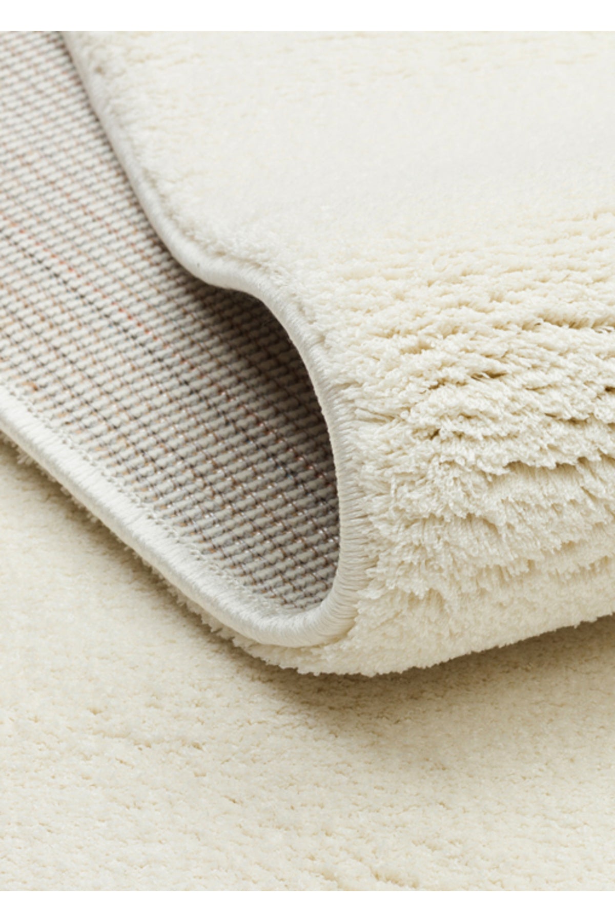 Vera Morfea Hav Toz Vermez Beyaz Modern Asimetrik Düz Halı Yumuşak Tuşeli Şık Salon Halısı - beyaz 03