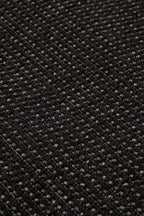 Sisalo Suit Anthracite Natural Sisal Jute-Look Modern Bohemian Scandinavian Minimalist Living Room Rug - Black