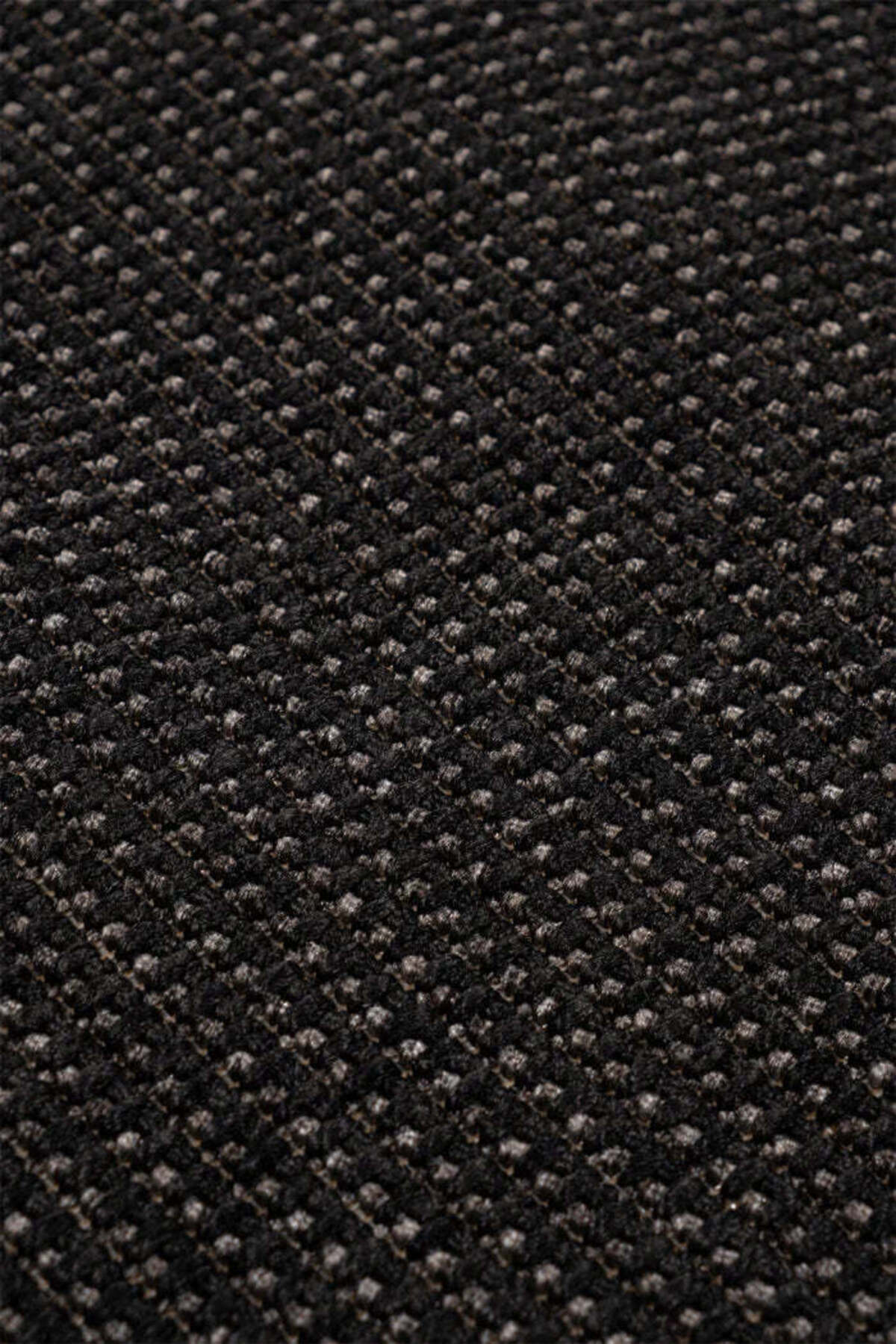Sisalo Suit Antrasit Doğal Sisal Jüt Görünümlü Modern Bohem İskandinav Minimal Salon Halısı - Siyah