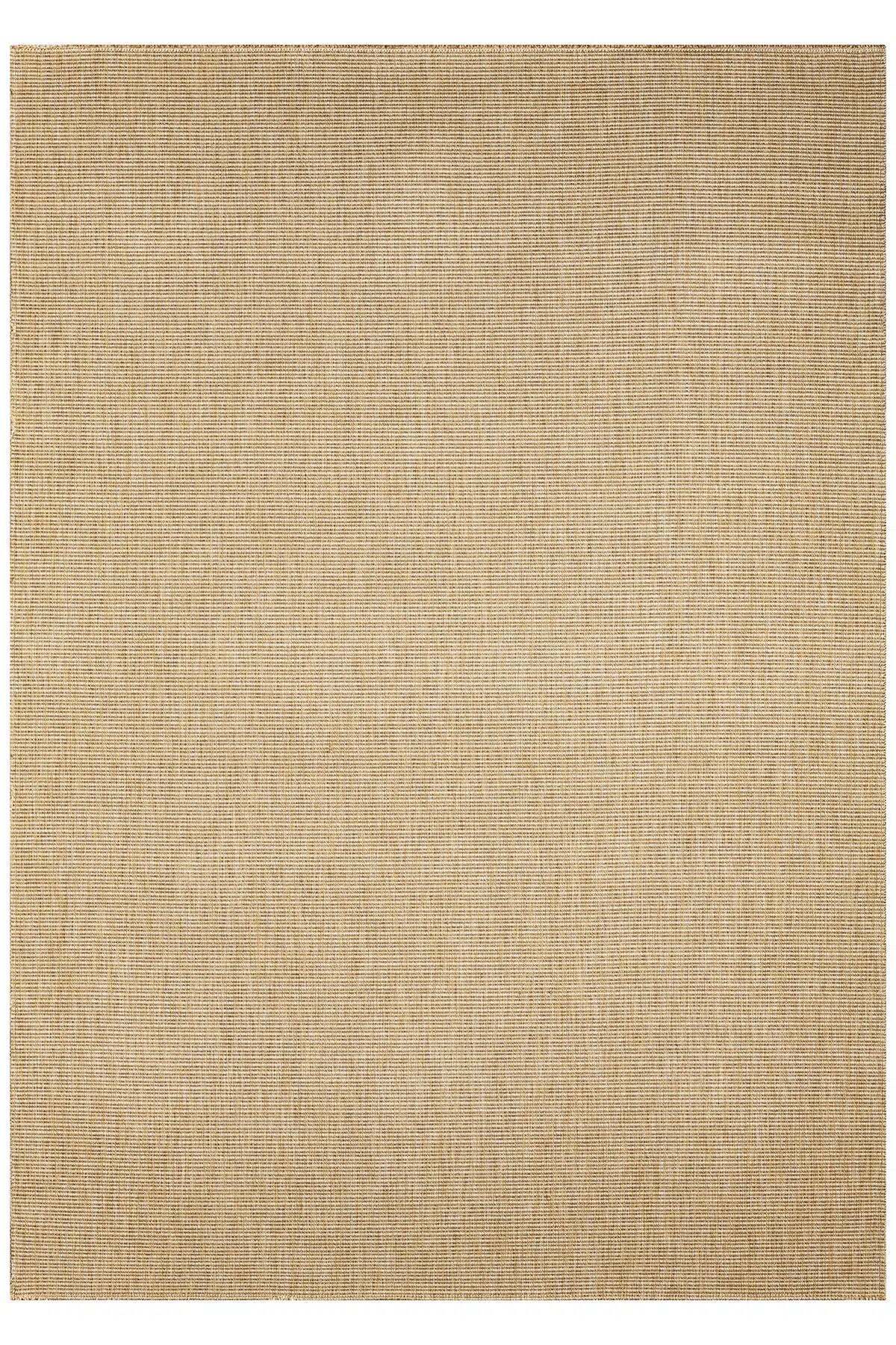 KORDANO Bej Doğal Sisal Dokulu Modern Kilim Kolay Temizlenebilir İskandinav Salon Halısı - Turuncu