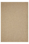 KORDANO Koyu Bej Doğal Sisal Dokulu Modern Kilim Kolay Temizlenebilir İskandinav Salon Halısı - Bordo