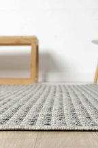 KORDANO Gri Doğal Sisal Dokulu Modern Kilim Kolay Temizlenebilir İskandinav Salon Halısı - Gri