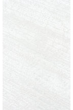 PEARLY Krem Modern Parlak Halı Hav Toz Vermez Yumuşak Doku Kaymaz Tabanlı Yıkanabilir Salon Halısı - Beyaz