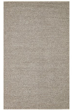 Emma Hand-Woven Brown Scandinavian Knitted Textured Wool Flatweave Modern Bedroom Living Room Rug