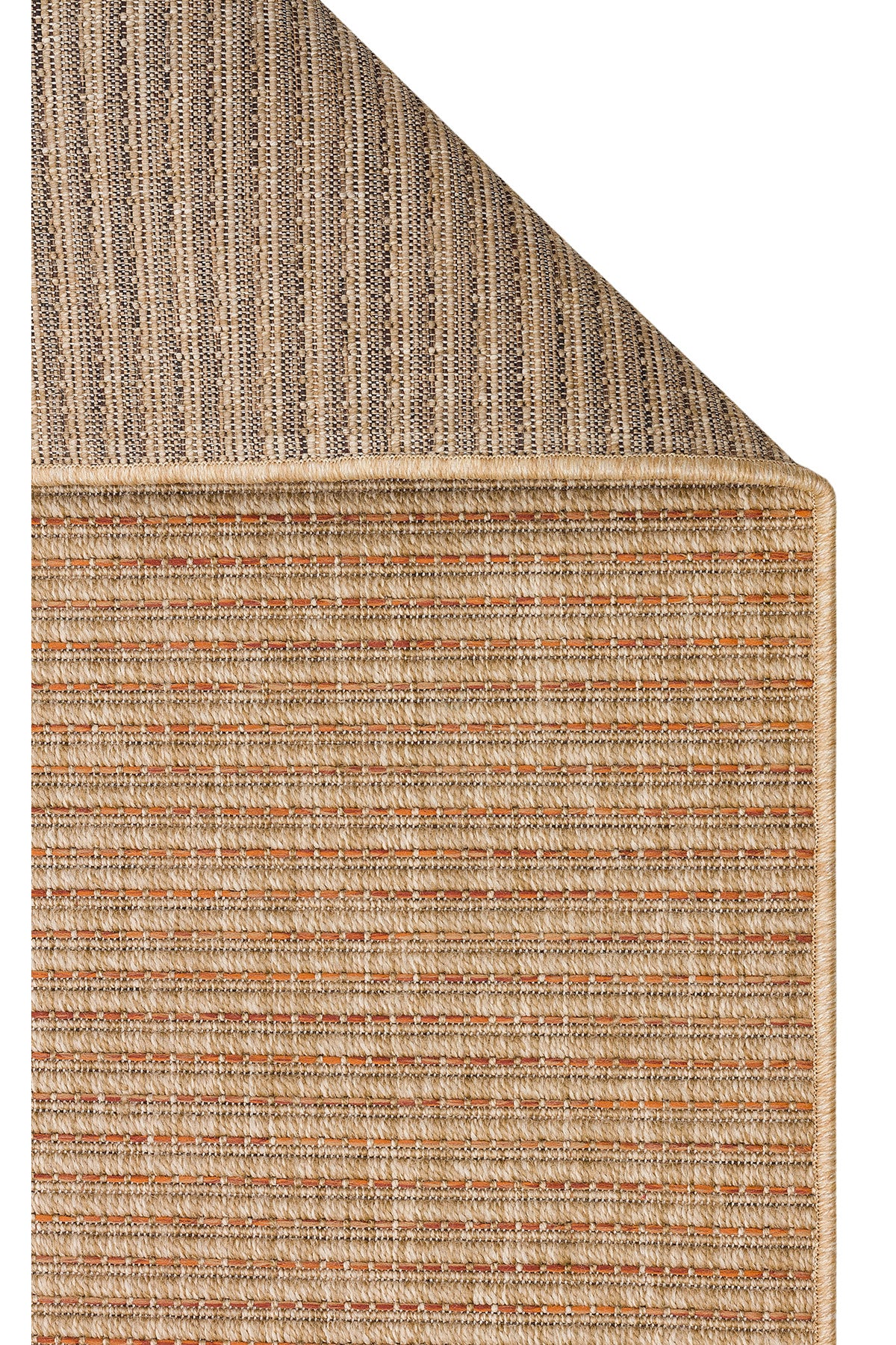 COSTA SISAL Turuncu Hav Vermez Kolay Temizlenebilir Kilim Modern Yatak Odası Mutfak Salon Halısı - Turuncu