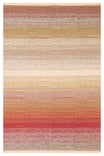 MIRA Multicolor Double-Sided Washable Rug Modern Ombre Color Transition Polyester Chenille Rug - Multicolor