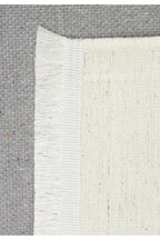 LESSI Beyaz Dokulu Kaymaz Yıkanabilir Tabanlı Kilim Şönil Pamuk Modern Salon Mutfak Koridor Halısı - Sarı