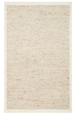 TALORA Bordered Cream Natural Wool Jute Rug Woven Textured Kilim Bohemian Living Room Kitchen Hallway Rug