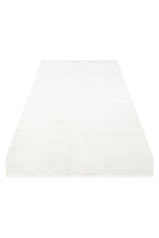 PEARLY Krem Modern Parlak Halı Hav Toz Vermez Yumuşak Doku Kaymaz Tabanlı Yıkanabilir Salon Halısı - Beyaz