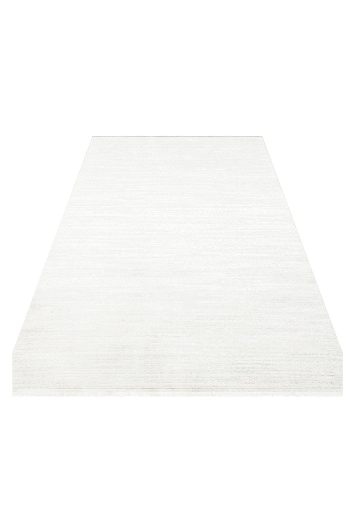 PEARLY Krem Modern Parlak Halı Hav Toz Vermez Yumuşak Doku Kaymaz Tabanlı Yıkanabilir Salon Halısı - Beyaz