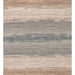 MİRA Çift Taraflı Bej Mavi Yıkanabilir Kilim Modern Ombre Renk Geçişli Polyester Şönil Kilim - Bej