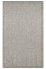 MERLIN Gray Herringbone Textured Non-Slip Kilim Modern Scandinavian Non-Shedding Entrance Hallway Rug