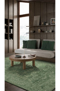 Antique Persian Vintage Classic Green Ethnic Motif Retro Polyester Modern Patterned Authentic Living Room Rug
