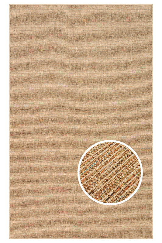 COSTA SISAL Renkli Hav Vermez Kolay Temizlenebilir Kilim Modern Yatak Odası Mutfak Salon Halısı - Altın2