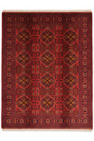 Handwoven Sun Pattern Burgundy Afghan Bilicik Rug, 100% Wool, Natural Dye, Traditional Authentic Living Room Rug - Red