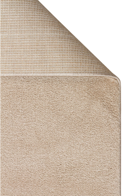 Vera Morfea Kenarları Oval Düz Bej Halı Hav Toz Vermez Yumuşak Tuşeli Modern Şık Salon Halısı - bej 04