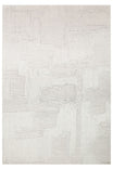 Royal Grey Modern Striped Patterned Shiny Viscose Rug Soft Textured Living Room Rug
