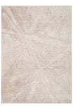 PALACE MOOD Beige Modern Distressed Pattern Viscose Soft Touch Classic Elegant Living Room Rug