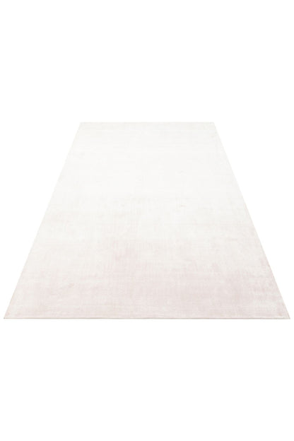 Alure Pembe El Dokuma Saf Bambu Halı Lüks Yumuşak Minimalist Modern Salon ve Oturma Odası Halısı - Powder