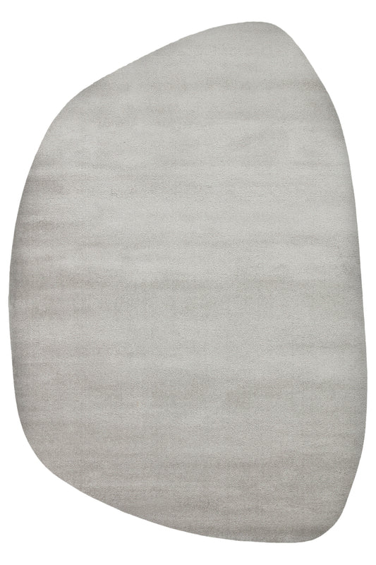 Vera Morfea Modern Gri Asimetrik Halı Hav Toz Vermez Yumuşak Tuşe Yatak Odası Koridor Salon Halısı - Gri 03