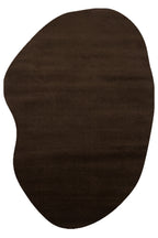 VERA MULTİ MORFEA Modern Amorf Kahverengi Yumuşak Dekoratif Mikro Polyester Minimal Salon Halısı - Bej