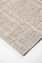 LUKY Sisal Gray Kilim Jute Natural Woven Modern Bohemian Balcony Living Room Kitchen Hallway Rug - Gray